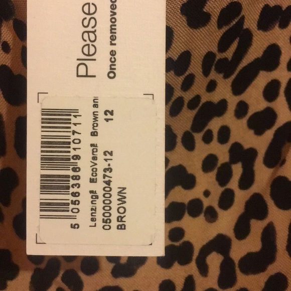NWOT Leopard Print Midi Tea dress/ UK12/US8 - Picture 12 of 12